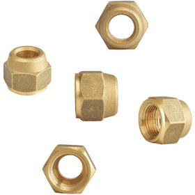 تصویر مهره برنجی کولر گازی سایز ۱/۲ اینچ 