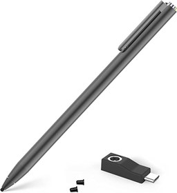 تصویر قلم نوری Adonit Dash 4، قلم چند دستگاهی برای iPad و صفحه لمسی، قلم دیجیتال فعال Duo Mode با رد کف دست، سازگار با iPad، iPhone، Android و موارد دیگر - Graphite Black-ارسال 15 الی 20 روز کاری 