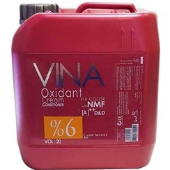 تصویر اکسیدان وینا 6 درصد نمره 1 حجم 4L VINA 6PERCENT CREAM OXIDANT 4L