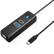 تصویر هاب تایپ‌سی 3 پورت اوریکو PWCUR25-C3 