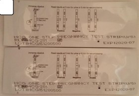 تصویر تست بارداری خون 