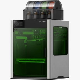 تصویر پرینتر سه بعدی H2D AMS2 Combo با لیزر ۴۰ وات 