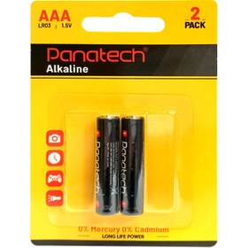 تصویر باتری دوتایی قلمی Panatech Alkaline LR6 1.5V AA ا Panatech Alkaline LR6 1.5V AA Battery 2 Of Pack Panatech Alkaline LR6 1.5V AA Battery 2 Of Pack