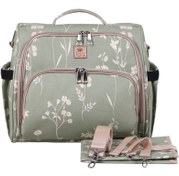 تصویر کوله پشتی و ساک لوازم یونا طرح گلدار و گربه 