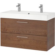 تصویر روشویی با 2 کشو مدل GODMORGON / BRÅVIKEN | برند ایکیا | ارسال 15 الی 20 روز کاری 