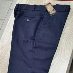 تصویر شلوار پارچه ای مردانه سایز ۴۴ سرمه ای کشی 