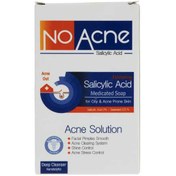 تصویر صابون ضد جوش حاوی اسید سالیسیلیک و جلبک دریایی برای پوست چرب و مستعد آکنه نو آکنه ا Salicylic Asid Soap For Oily And Acne Prone Skin No Acne 100 gram Salicylic Asid Soap For Oily And Acne Prone Skin No Acne 100 gram