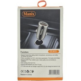 تصویر شارژر فندکی 38 وات مانیکس مدل CC-013 