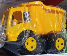 تصویر کامیون معدن زرد بزرگ و سوپر مقاوم اسباب بازی 