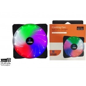 تصویر فن کیس RGB گیمینگ 12 سانتیمتر انزو مدل FAN-004 