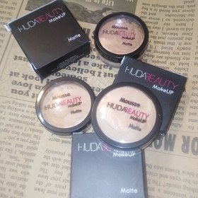 تصویر موس کرم گریم صورت هدی بیوتی B1 اصل کرمپودر فشرده کرم پودر فاقد چربی Hudabeauty MOUSSE MATTE کرم پودر مخملی کرم گریم 