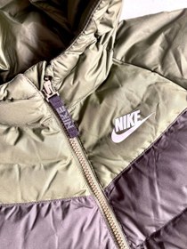 تصویر کاپشن سبز نایک 