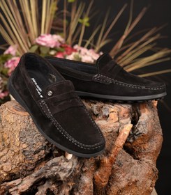 تصویر خرید اینترنتی کالج مردانه سیاه پیر کاردین Pierre Cardin - 216602 -ST TAN Erkek Süet Hakiki Deri Loafer Ayakkabı Sağlamlık&Şıklığı Bir Arada Sunan Özel Seri Tarz Model