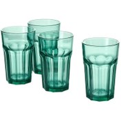 تصویر لیوان آیکیا مدل POKAL بسته 4 عددی 