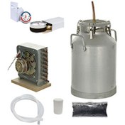 تصویر دستگاه تقطیر و عرق گیری 40 لیتر با خنک کننده برقی 