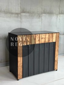 تصویر میز کانتر کانتینری - سفید 