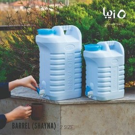 تصویر دبه 10 لیتری شیردار بایو 