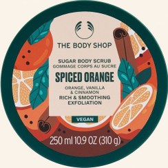 تصویر لایه بردار بدن اورجینال برند The body shop مدل Spiced Orange Body Scrub کد 379271334 