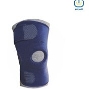 تصویر زانوبند قایل تنظیم سما طب سایز اسمال کد 5011 ا Sama-Teb adjustable knee brace, small size, code 5011 Sama-Teb adjustable knee brace, small size, code 5011