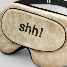 تصویر طرح Shh برای چشم بند خواب کورال Shh Design for Coral322 Sleep Mask
