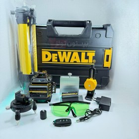 تصویر تراز لیزری دیوالت ۱۶ خط ۴ بعدی ۳۶۰ درجه نور سبز 