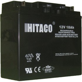 تصویر باتری یو پی اس 12 ولت 18 آمپر هیتاکو Hitaco HRT 12V 18A VRLA Battery