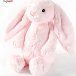 تصویر عروسک خرگوش جیلی سایز ۴۵ سانتی متر مناسب خردسال و کودک 
