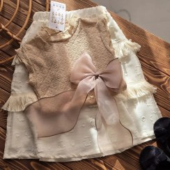 تصویر ست تاپ و دامن حریر 