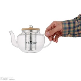 تصویر قوری پیرکس 600ML یونیک UN-7900 Pyrex teapot 600ML Unique UN-7900