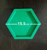 تصویر زیرگلدانی شش ضلعی مناسب گلدان 10 و 12 