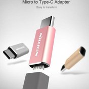 تصویر تبدیل اورجینال Micro USB To Type C مارک نیلکین 