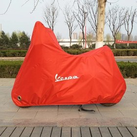 تصویر چادر برزنتی وسپا GTS و GTV اورجینال برند Vespa Genuine Accessories Motorcycle Cover Outdoor for gts & gtv Vespa Genuine accessories