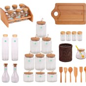 تصویر سرویس جهیزیه 27پارچه میس گلس کد4301 