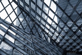 تصویر عکس با کیفیت از افکت برج شیشه ای 