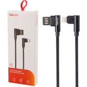 تصویر کابل تبدیل USB به لایتنینگ هترون مدل HC180i طول 1متر HATRON Lightning CABLE HC180i 1M