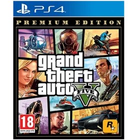 تصویر دیسک بازی GTA V: Premium Edition مخصوص PS4 GTA V: Premium Edition Disc Game For PS4