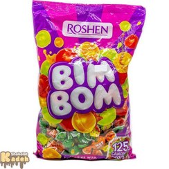 تصویر آبنبات میوه‌ای بیم بو م جرقه ای روشن – ۱ کیلوگرم 