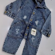 تصویر سرهمی جین بچگانه اسپرت برند لوپیلو مناسب ۵ ماه الی ۵ سال - ۲ 