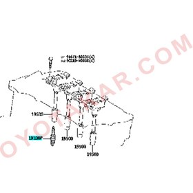 تصویر شمع موتور CHR مدل 2017-2016 
