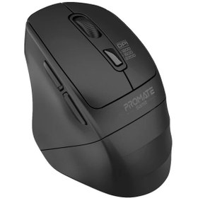 تصویر ماوس بی سیم پرومیت مدل SAMIT با طراحی ارگونومیک و دقت 2200 DPI 2.4GHz Ergonomic 2200 DPI Silent Click Wireless Mouse