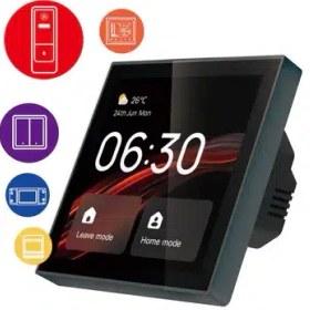 تصویر کنترل پنل ﻫﻮﺷﻤﻨﺪ CP-TY-EU-LN-MS برند Moes CCP-TY-EU-LN Tuya Wifi Smart Touch Screen Center Control Panel - MS