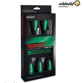 تصویر ست پیچ گوشتی 5 عددی تاپ تول (TOPTUL) مدل GAAE0507 