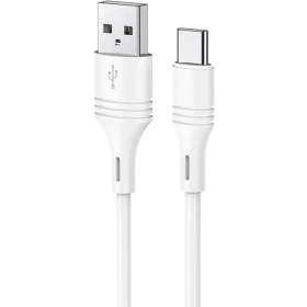 تصویر کابل شارژ بروفون مدل BX43 با سری تایپ سی BOROFONE BX43 CoolJoy charging data cable