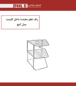 تصویر راف (نظم دهنده) داخل کابینت مدل کنج 