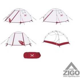 تصویر چادر دو پوش دو نفره اسنوهاک مدل دیسکاوری ا Snow Hawk discovery camping tent Snow Hawk discovery camping tent