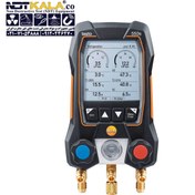 تصویر فشارسنج منیفولد دوقلو تستو TESTO 550s مدل smart kit ( پراب وایرلس) testo 550s Smart Kit - Smart digital manifold with wireless clamp temperature probes and wireless vacuum probe