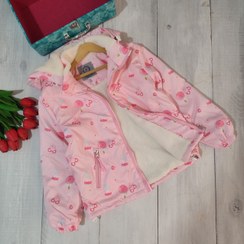 تصویر سویشرت دخترانه صورتی گیلاس 