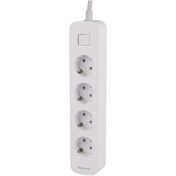 تصویر سه راهی سیار Hadron P24 Overload Protected PowerStrip 