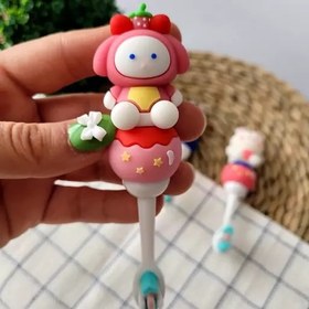 تصویر مسواک کودک عروسکی نرم 