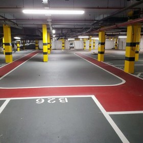 تصویر اپوکسی کف پارکینگ 